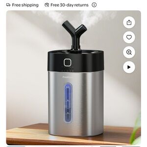 Silver and Black Humidifier